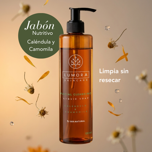 JABÓN FACIAL NUTRITIVO CON CALÉNDULA Y CAMOMILA
